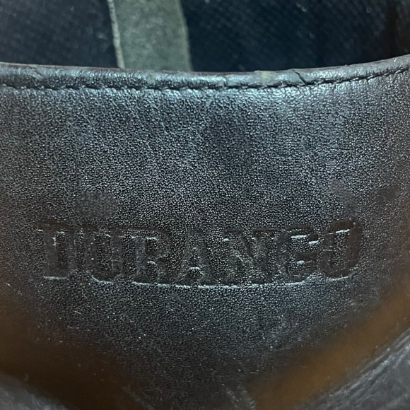 Women's Durango Black Leather Harness Engineer Moto Boots, 8 - Picture 11 of 13